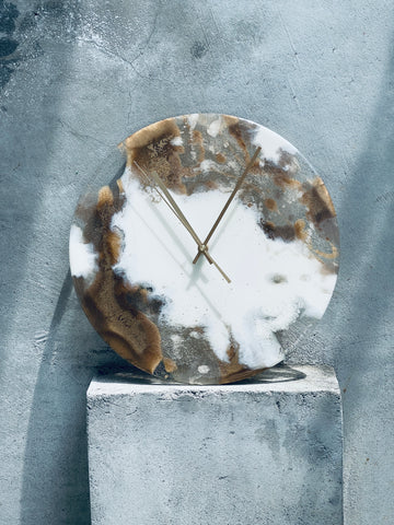 33Creations Resinart 樹脂藝術家飾 | 時鐘 | 白金