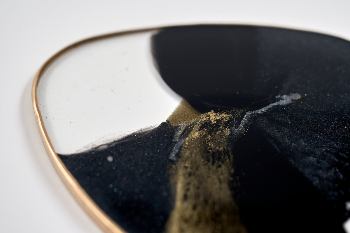 33Creations Resinart 樹脂藝術 | 杯墊 | 黑金系列